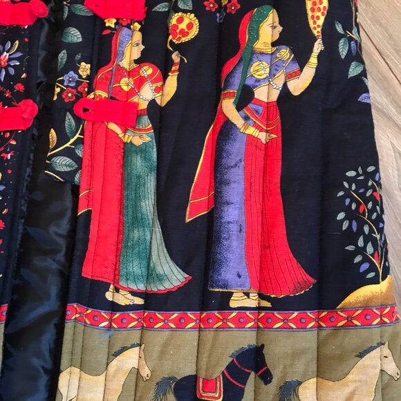 Vintage Gracila Quilted Statement Women's Coat Jacket Size M Medium - Picture 5 of 13